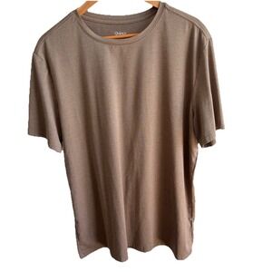 Quince Flowknit Breeze Performance Tee Heather Oatmeal Shirt Men's Xl